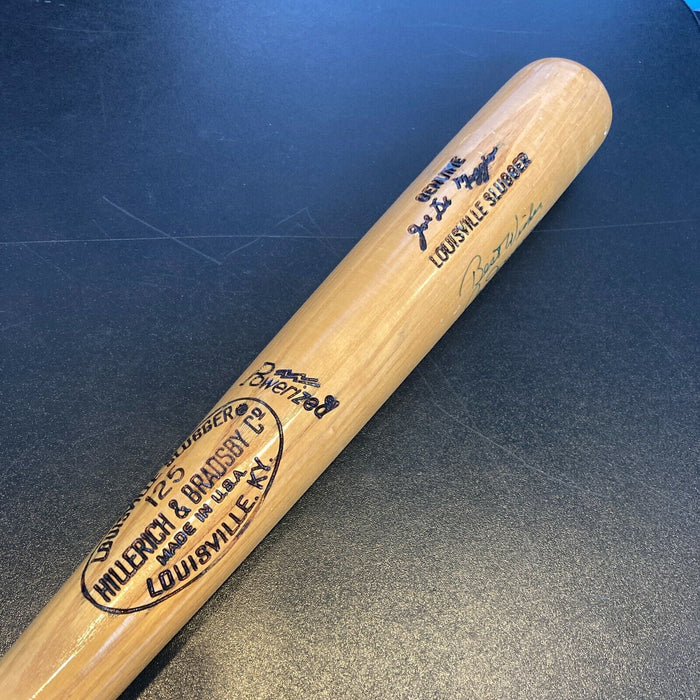 Joe DiMaggio Signed Louisville Slugger Game Model Baseball Bat JSA COA