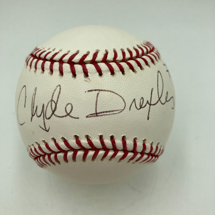Clyde Drexler Signed Major League Baseball PSA DNA Graded 10 GEM MINT