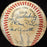 1950's Chicago Cubs Legends Multi Signed Baseball Ernie Banks Beckett COA 20 Sig
