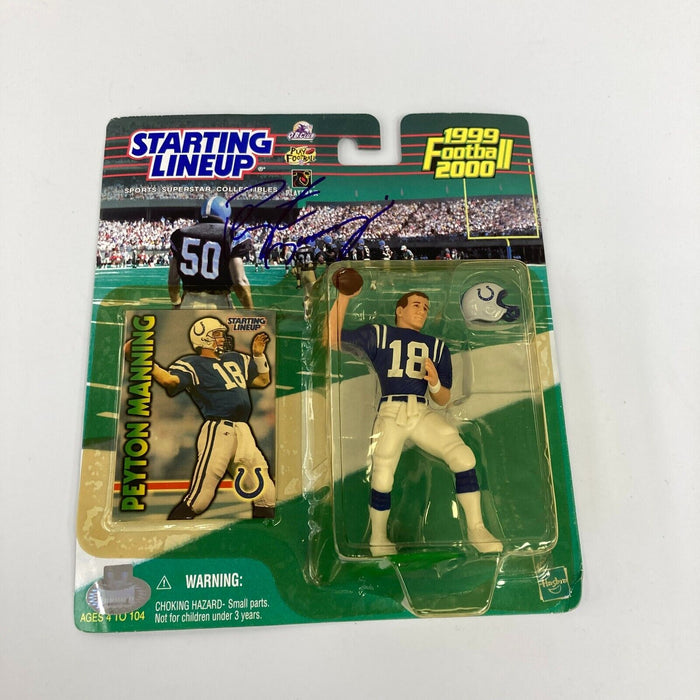 Peyton Manning Signed 1999 Starting Lineup SLU JSA COA