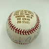 Stunning  Kings Of Baseball Hank Aaron Nolan Ryan Ripken Signed Baseball JSA COA