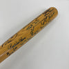 Beautiful Hall Of Fame Multi Signed Bat 34 Sigs Ted Williams Hank Aaron JSA COA