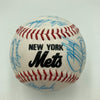 1985 - 1986 New York Mets Team Signed Baseball 28 Sigs With Gary Carter