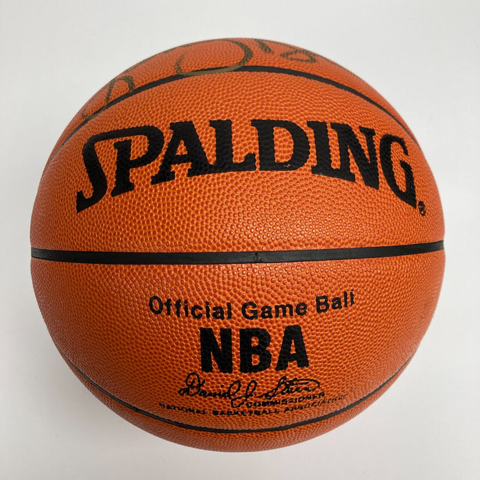 Larry Bird Signed Spalding Official NBA Game Basketball JSA & UDA Upper Deck COA