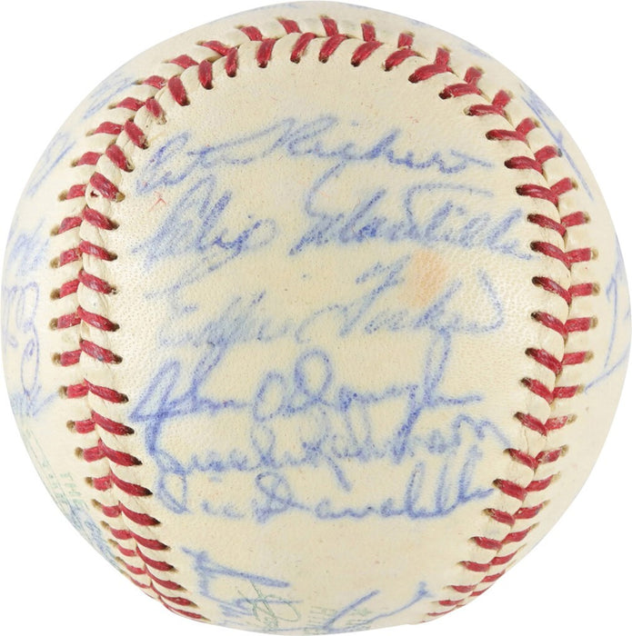 1965 All Star Game American League Team Signed Baseball Elston Howard
