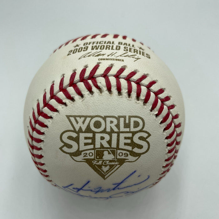 2009 New York Yankees Team Signed World Series Baseball Derek Jeter Steiner