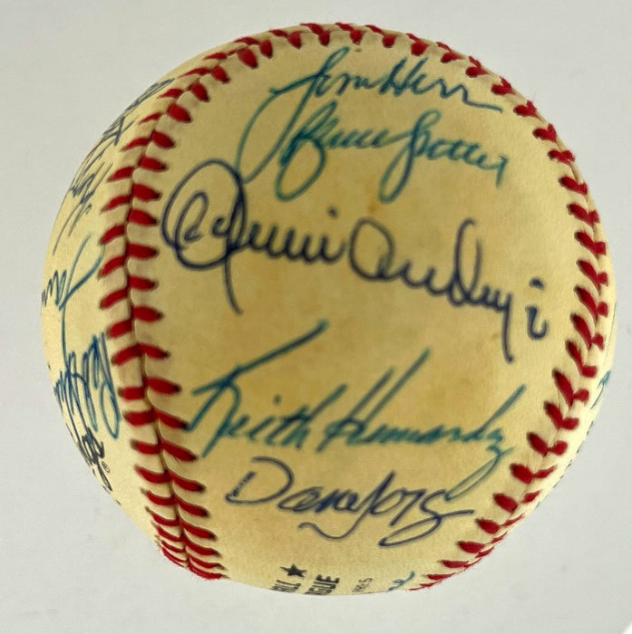 1982 St. Louis Cardinals World Series Champs Team Signed Baseball JSA COA