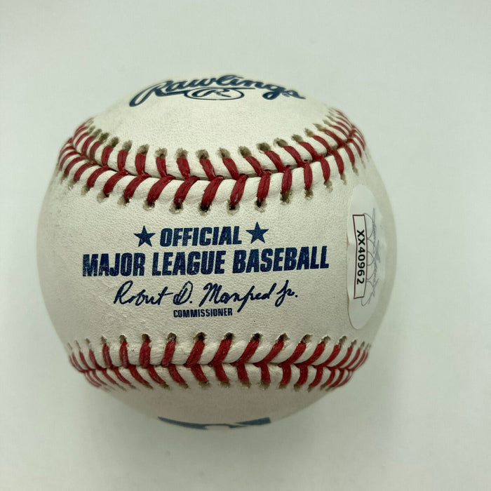 President Donald Trump Full Name Signed Major League Baseball Mint JSA COA