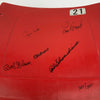 Stan Musial Bob Gibson Lou Brock Ozzie Signed St. Louis Cardinals Seatback JSA