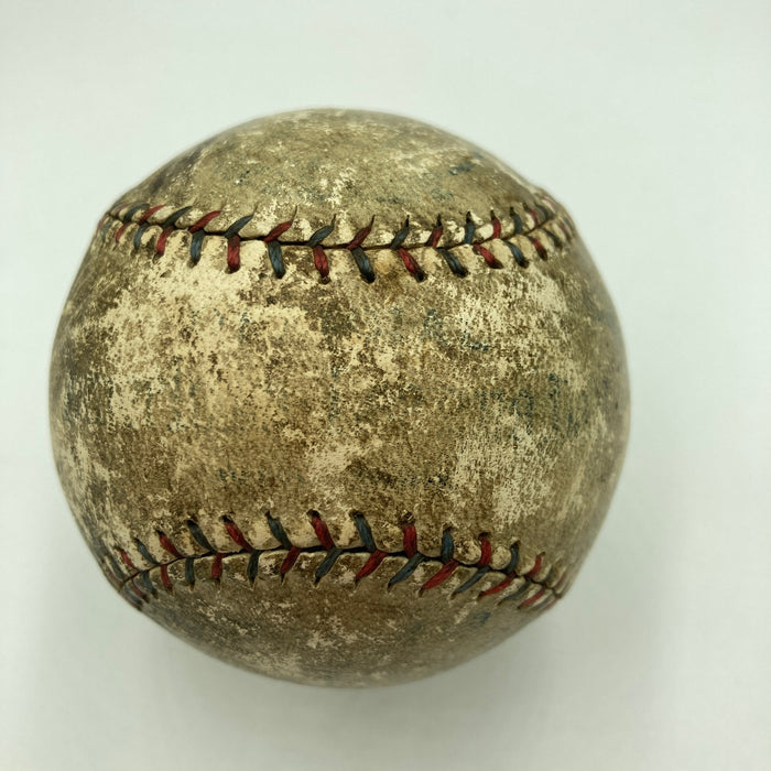 Ty Cobb 1922 Single Signed Game Used American League Baseball JSA COA RARE