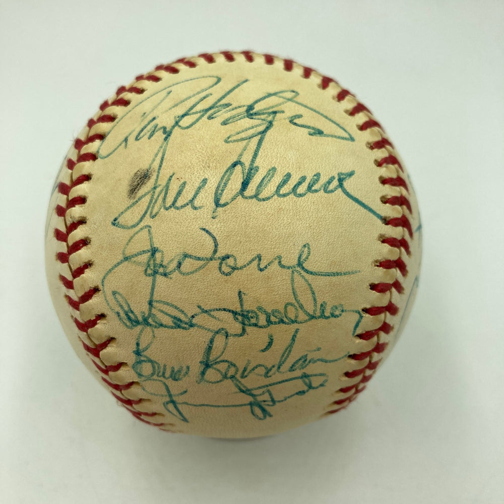 1976 New York Mets Team Signed National League Baseball Tom Seaver Beckett COA