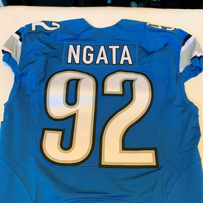 Haloti Ngata Authentic Game Used Detroit Lions Jersey With COA
