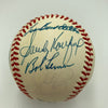 Sandy Koufax No Hitter Pitchers Multi Signed Baseball 10 Signatures JSA COA