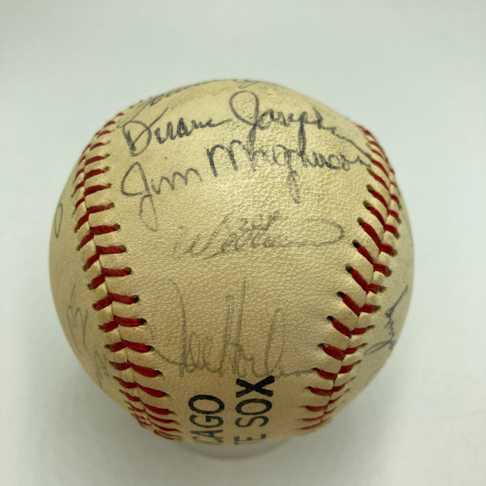 1960's Chicago White Sox Team Signed Vintage Baseball