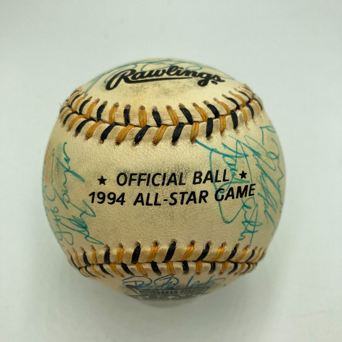 1994 All Star Game National League Team Signed Baseball Barry Bonds PSA DNA COA