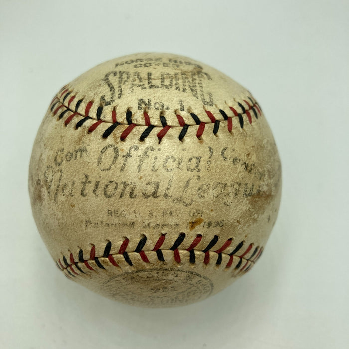 Frankie Frisch Billy Southworth 1925 New York Giants Signed Baseball JSA COA
