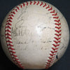 1953 Cleveland Indians Team Signed American League Baseball With JSA COA