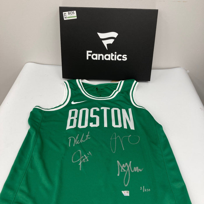 2023–24 Boston Celtics NBA Champs Team Signed Jersey Jayson Tatum Fanatics