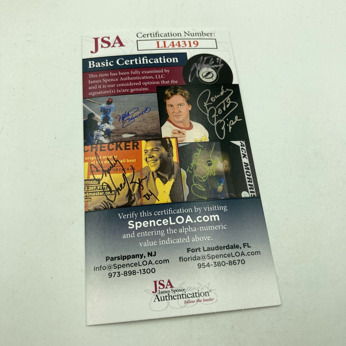 Dale Torborg WCW Kiss Demon Signed Autographed Baseball With JSA COA