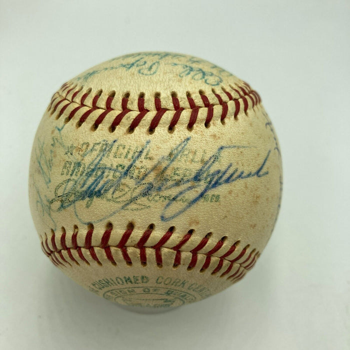 1967 Boston Red Sox AL Champs Team Signed American League Baseball With JSA COA