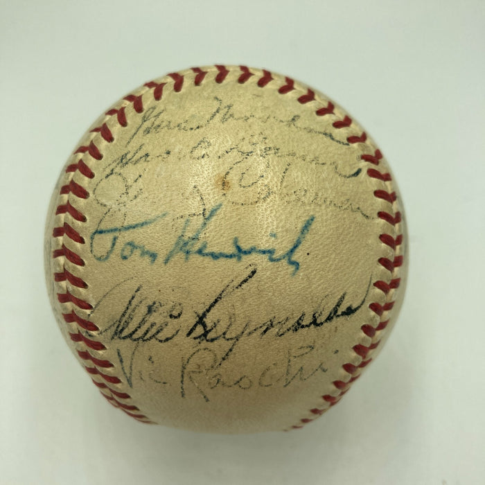 1949 New York Yankees World Series Champs Team Signed Baseball PSA DNA COA