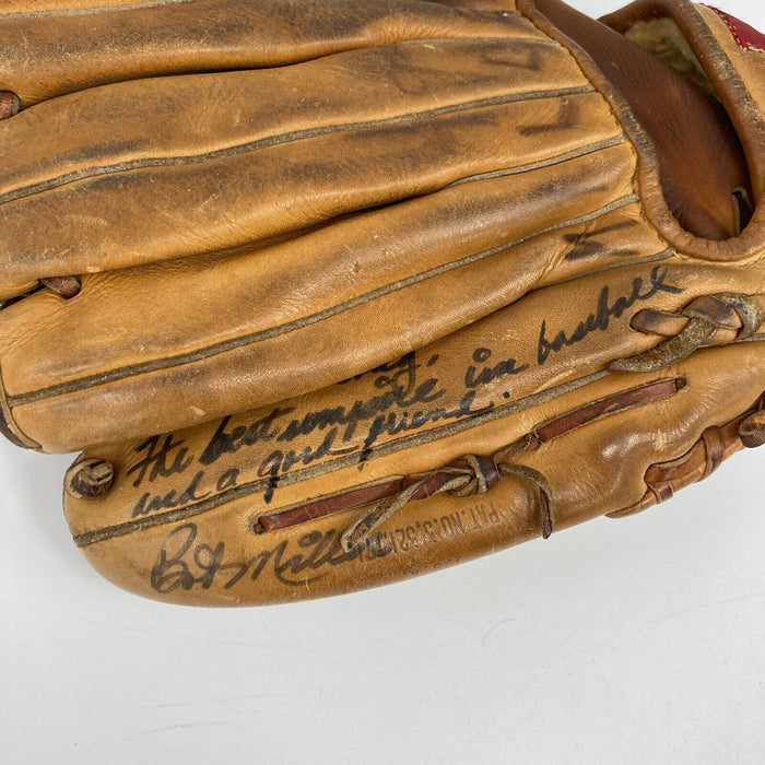 Bob Miller Signed 1968 Game Used Rawlings Baseball Glove JSA COA & LOP