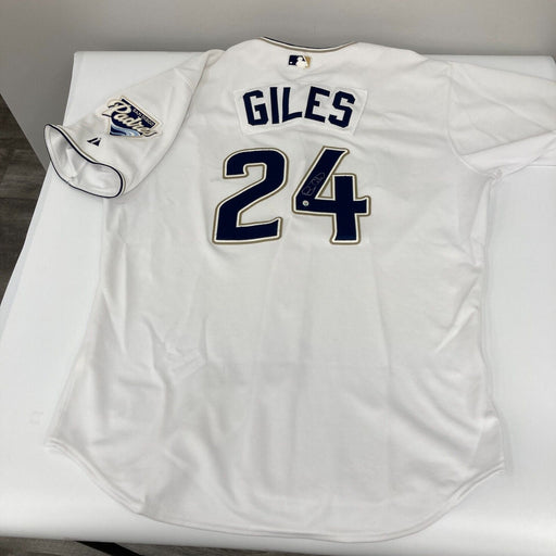 Brian Giles 2006 Signed Game Used Issued San Diego Padres Jersey MLB Authentic