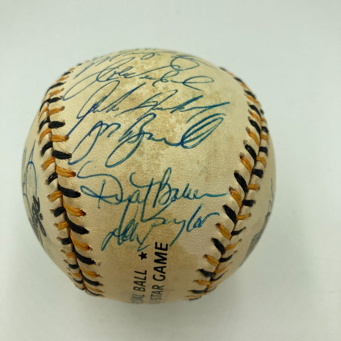 1994 All Star Game National League Team Signed Baseball Barry Bonds PSA DNA COA