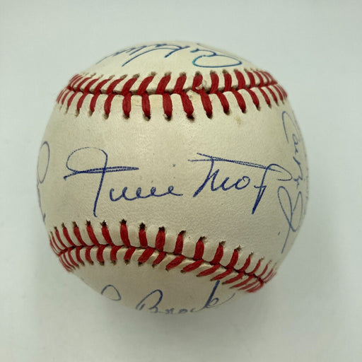 3,000 Hit Club Signed Baseball 15 Sigs Willie Mays Hank Aaron Stan Musial JSA