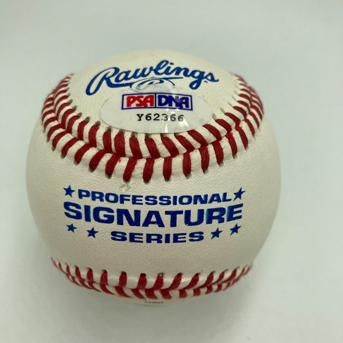 Phil Cavarretta 1945 MVP Cubs Signed Baseball PSA DNA COA