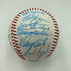 Vintage 1986 New York Mets World Series Champs Team Signed Baseball JSA COA