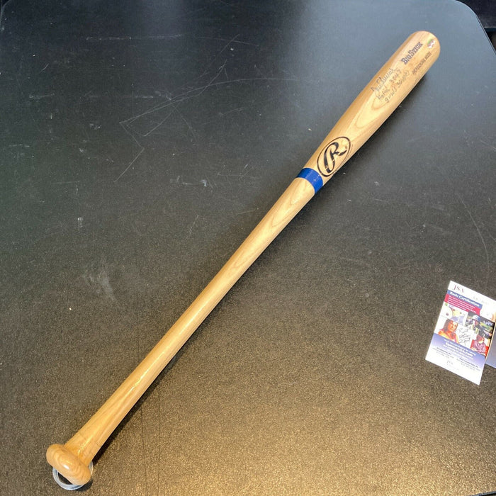 Tom Seaver HOF 311 Wins Signed Heavily Inscribed STAT Baseball Bat JSA COA