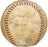 1934 All Star Game Umpires Signed Game Used Baseball Beckett COA