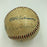 George Stovall & Gus Fisher Signed 1911 American League Baseball Indians Beckett