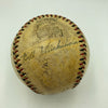 Honus Wagner Sweet Spot Signed Vintage 1940's Baseball Beckett COA