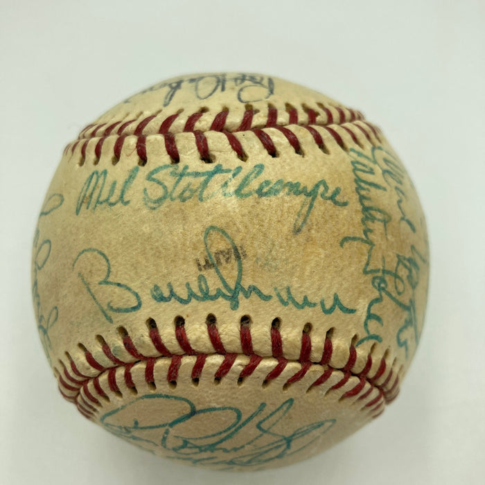 Thurman Munson 1974 New York Yankees Team Signed Baseball JSA COA