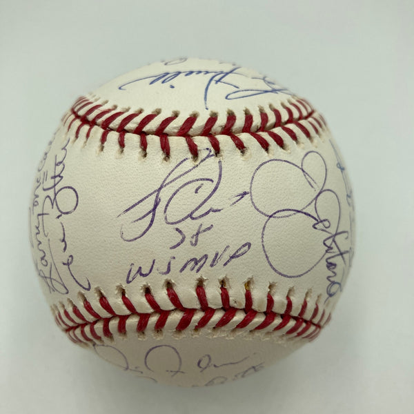 1978 New York Yankees World Series Champs Team Signed W.S. Baseball Steiner JSA