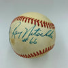 RARE Ray Nitschke #66 Signed American League Baseball Green Bay Packers PSA DNA