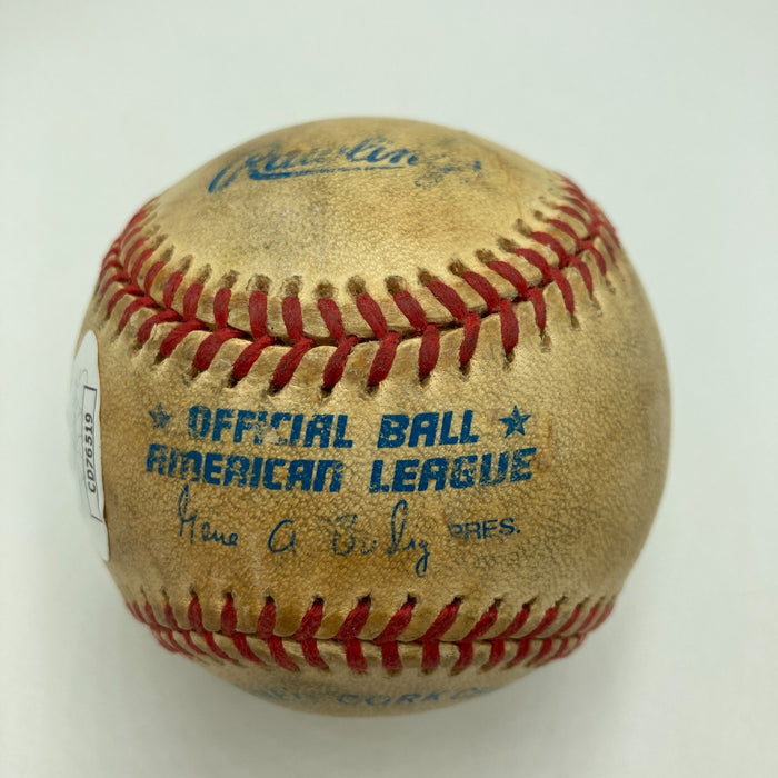 Alex Rodriguez Signed 1990's Game Used American League Baseball JSA COA