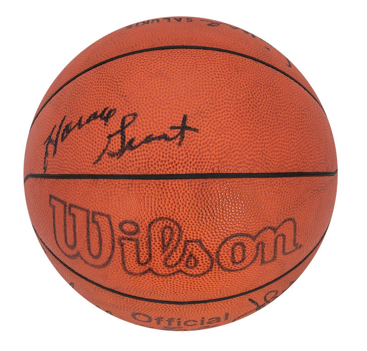Michael Jordan 1988-89 Chicago Bulls Team Signed Auto Basketball Beckett COA