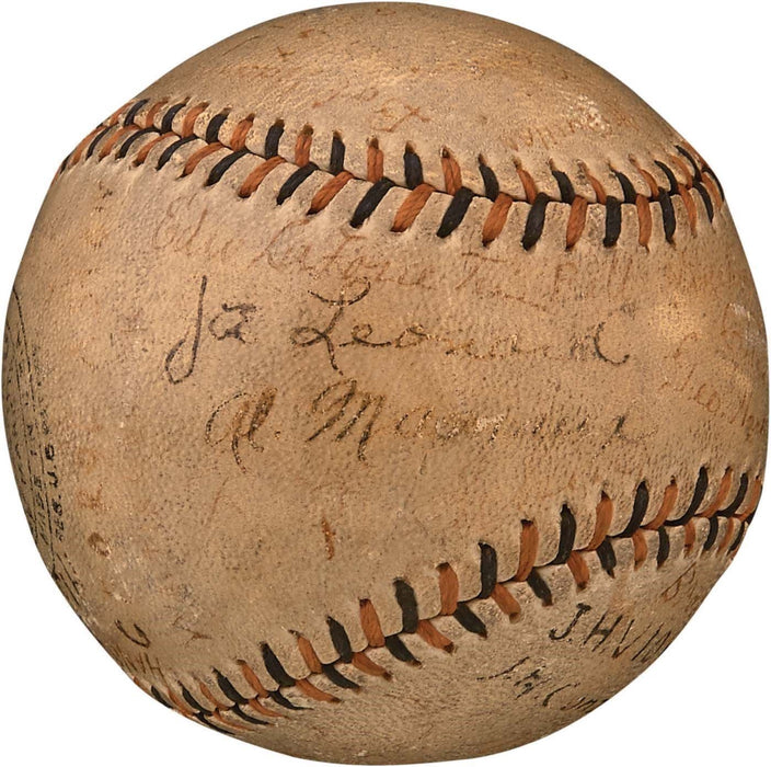 Honus Wagner 1915 Pittsburgh Pirates Team Signed National League Baseball JSA