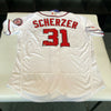 Max Scherzer 2019 W.S. Champs Signed Washington Nationals Jersey MLB Authentic