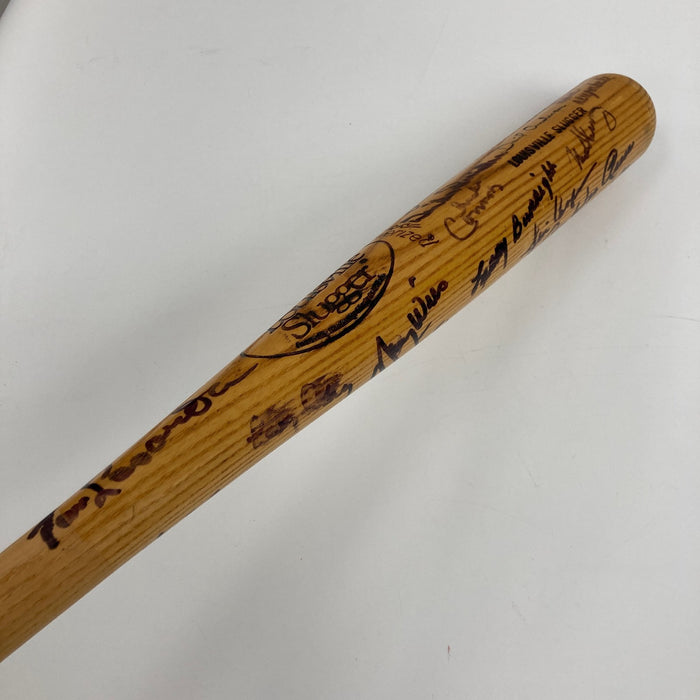 Sandy Koufax Don Drysdale Brooklyn Dodgers HOF Legends Multi Signed Bat Beckett