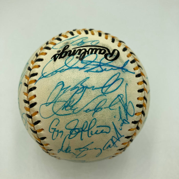 1994 All Star Game National League Team Signed Baseball Barry Bonds PSA DNA COA