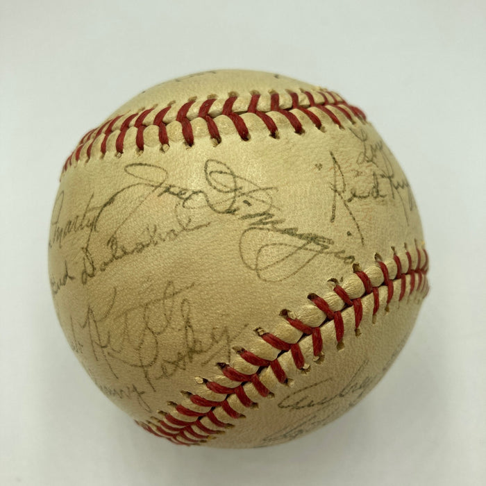 1930's Joe Dimaggio Rookie Era Multi Signed Pacific Coast League Baseball JSA