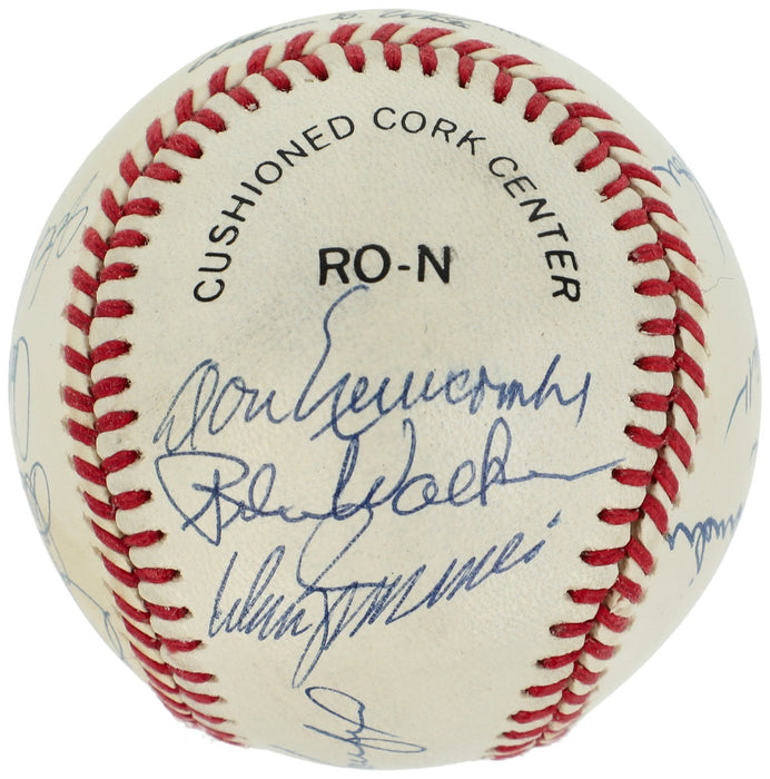 1959 Los Angeles Dodgers World Series Champs Team Signed Baseball Koufax Beckett