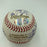 2017 Cleveland Indians Team Signed Official World Series Baseball JSA COA
