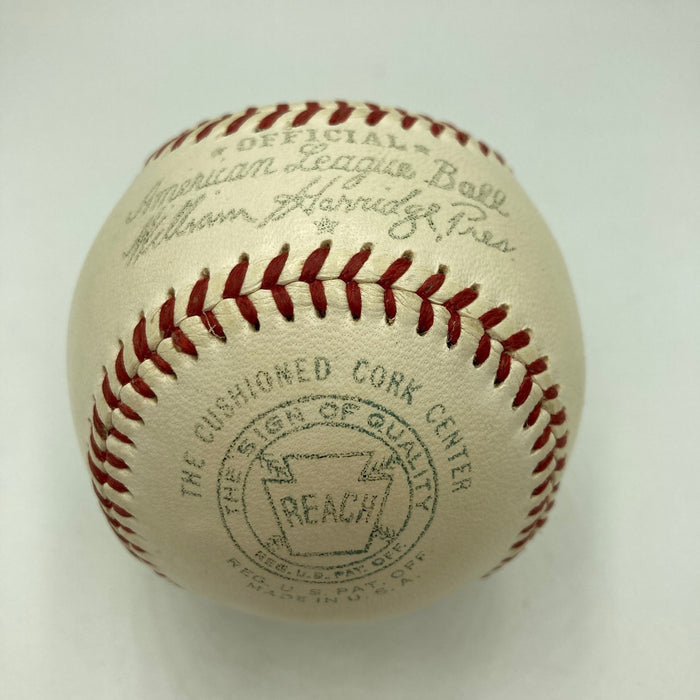 President Dwight D. Eisenhower Single Signed American League Baseball JSA COA