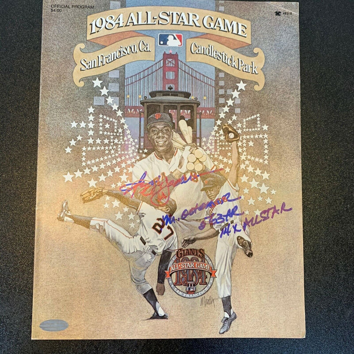 Reggie Jackson "14X AS Mr. October" Signed 1984 All Star Game Program Steiner