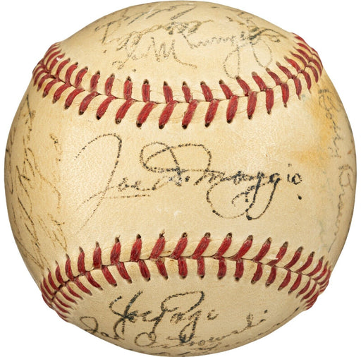 1950 New York Yankees World Series Champs Team Signed AL Baseball Beckett COA